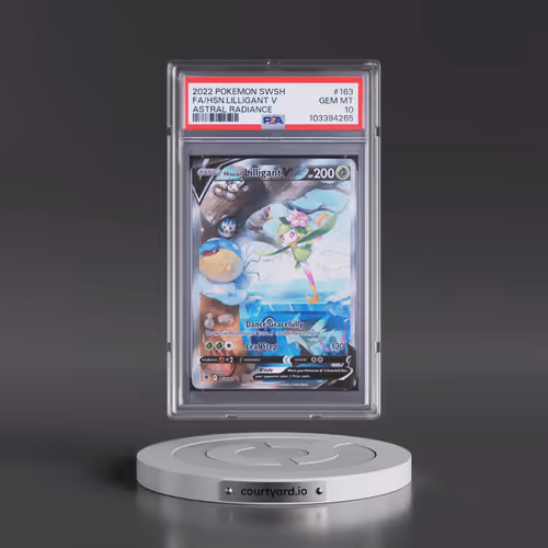 2022 Pokémon Sword & Shield Astral Radiance #163 Hisuian Lilligant V - Holo Full Art (PSA 10 GEM MIN