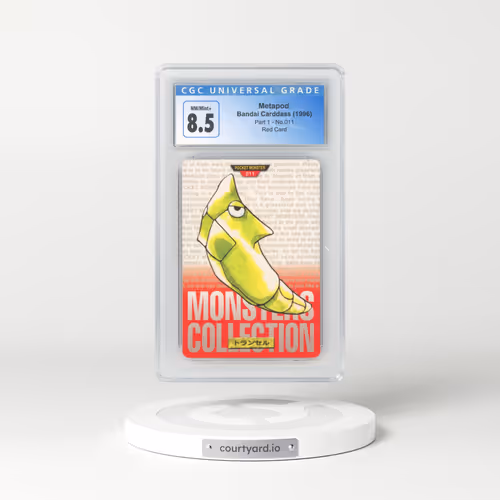 1996 (Monsters Collection) Part 1 #011 Metapod - Red Card (CGC 8.5 NM-MT+)