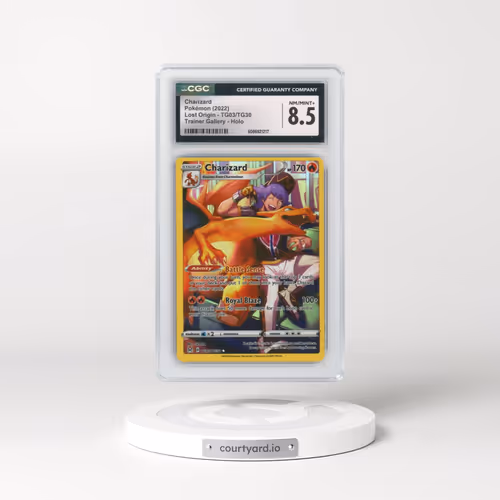 2022 Lost Origin #TG03/TG30 Charizard - Trainer Gallery Holo (CGC 8.5 NM-MT+)