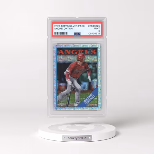 2023 Topps Silver Pack 1988 Chrome Promo #2T88C25 Shohei Ohtani - Series 2 (PSA 9 MINT)