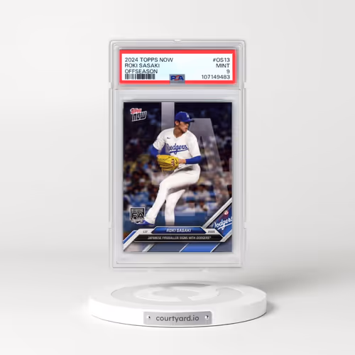 2024 Topps Now Offseason #OS13 Roki Sasaki (PSA 9 MINT)