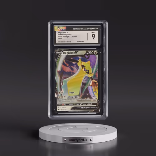 2020 Vivid Voltage #126/185 Aegislash V - Holo (CGC 9 MINT)