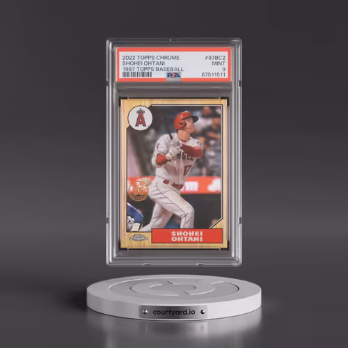 2022 Topps Chrome 1987 Topps Baseball #87BC2 Shohei Ohtani (PSA 9 MINT)