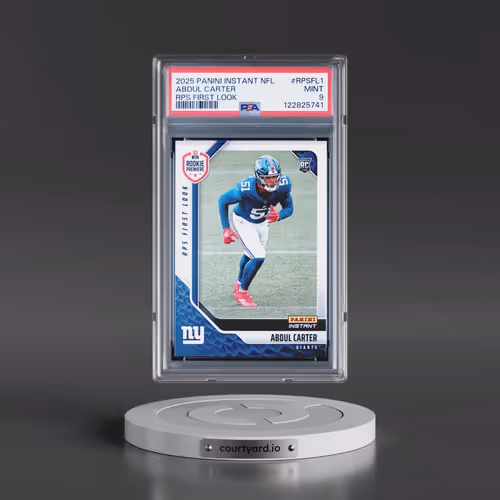 2025 Panini Instant NFL Rps First Look #RPSFL1 Abdul Carter (PSA 9 MINT)