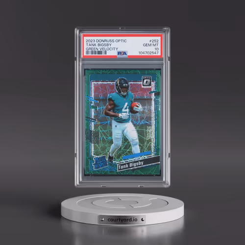 2023 Panini Donruss Optic #252 Tank Bigsby - Green Velocity (PSA 10 GEM MINT)