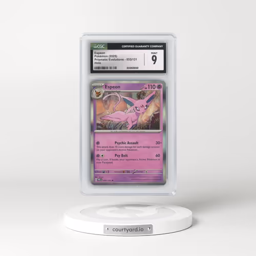 2025 Prismatic Evolutions - PRE EN #033/131 Espeon - Holo (CGC 9 MINT)