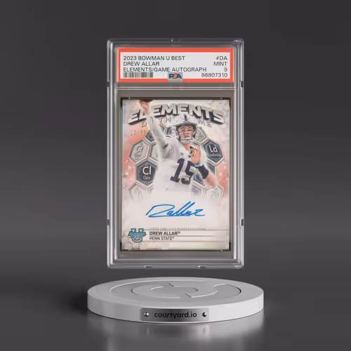 2023 Bowman University Best Elements of the Game Autographs #DA Drew Allar (PSA 9 MINT)