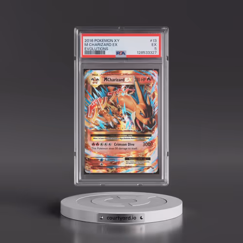 2016 Pokémon XY Evolutions #13 M Charizard EX - Holo (PSA 5 EX)