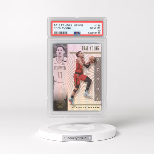 2019 Panini Illusions #136 Trae Young (PSA 10 GEM MINT)