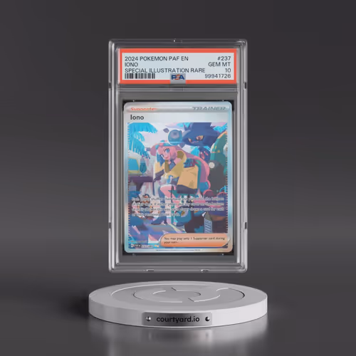2024 Pokémon Paf EN-Paldean Fates #237 Iono - Special Illustration Rare (PSA 10 GEM MINT)
