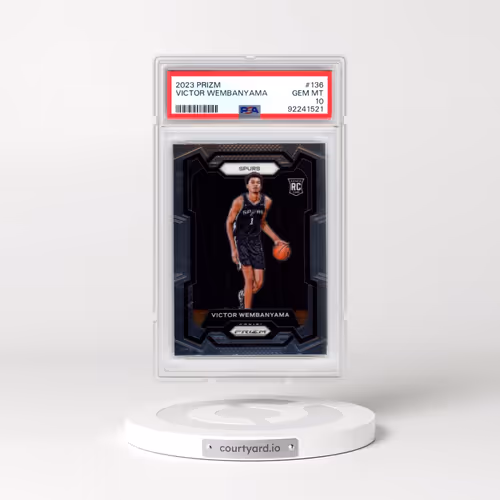 2023 Panini Prizm #136 Victor Wembanyama (PSA 10 GEM MINT)