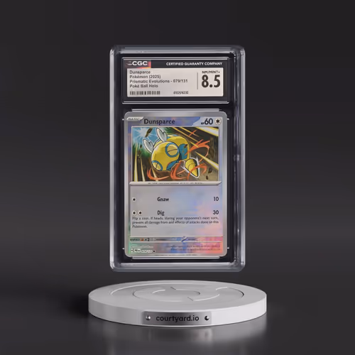 2024 Prismatic Evolutions - PRE EN #079/131 Dunsparce - Poké Ball Holo (CGC 8.5 NM-MT+)