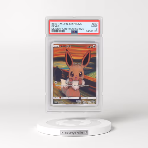 2018 Pokémon SM Promo #287 Eevee - Munch: A Retrospective (PSA 9 MINT)