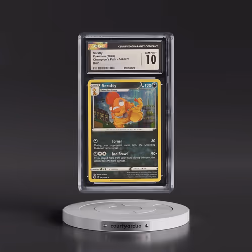 2020 Champion's Path #042/073 Scrafty - Holo (CGC 10 GEM MINT)