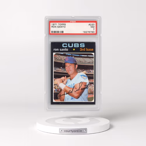 1971 Topps #220 Ron Santo (PSA 7 NM)