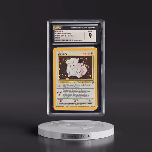 2000 Base Set 2 #6/130 Clefairy - Holo (CGC 9 MINT)