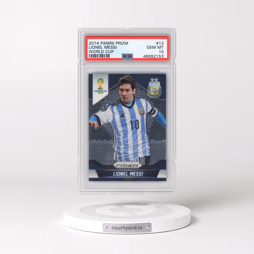 2014 Panini Prizm World Cup #12 Lionel Messi (PSA 10 GEM MINT)