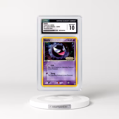 2006 EX Legend Maker #52 Gastly - Holo (CGC 10 GEM MINT)