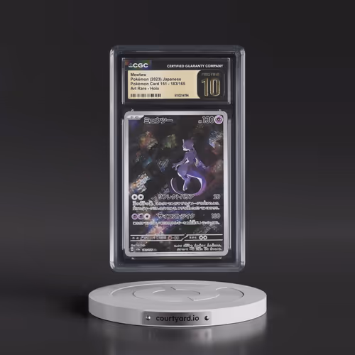 2023 Pokémon Card 151 #183/165 Mewtwo - Art Rare Holo (CGC 10 PRISTINE)