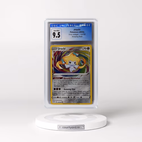 2020 Vivid Voltage #119/185 Jirachi - Amazing Rare Holo (CGC 10 GEM MINT)
