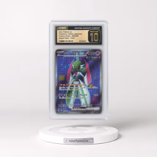 2023 Future Flash #080/066 Iron Valiant ex - Super Rare Holo (CGC 10 PRISTINE)