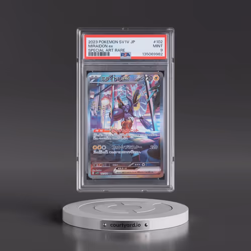 2023 Pokémon Sv1v-Violet EX #102 Miraidon EX - Holo Special Art Rare (PSA 9 MINT)