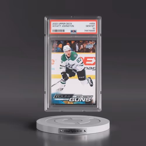 2022 Upper Deck #459 Wyatt Johnston (PSA 10 GEM MINT)