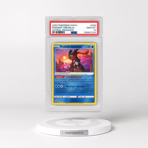 2022 Pokémon Sword & Shield Astral Radiance #046 Radiant Greninja - Holo (PSA 10 GEM MINT)