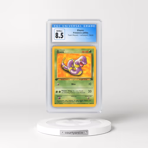 2000 Team Rocket #56/82 Ekans - 1st Edition 1st Edition (CGC 8.5 NM-MT+)