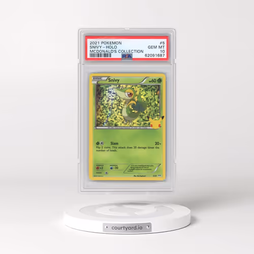 2021 Pokémon Mcdonald's Collection #5 Snivy - Holo (PSA 10 GEM MINT)