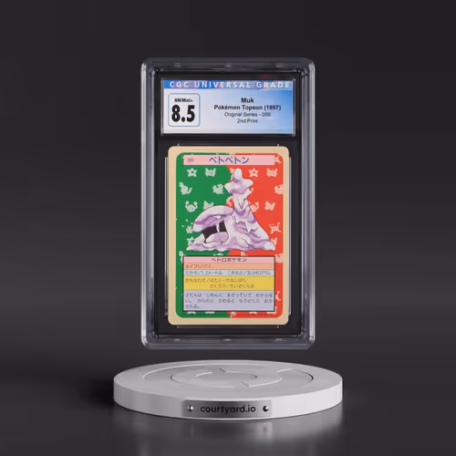 1997 (Only One Pokémon) Original Series #089 Muk - (Green Back) 2nd Print (CGC 8.5 NM-MT+)