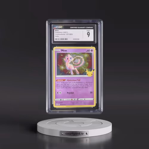 2021 Celebrations #011/025 Mew - Holo (CGC 9 MINT)