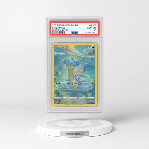 2023 Pokémon Sword and Shield Crown Zenith #GG05 Lapras - Full Art (PSA 10 GEM MINT)