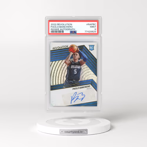 2022 Panini Revolution Rookie Autographs #RAPBC Paolo Banchero (PSA 9 MINT)