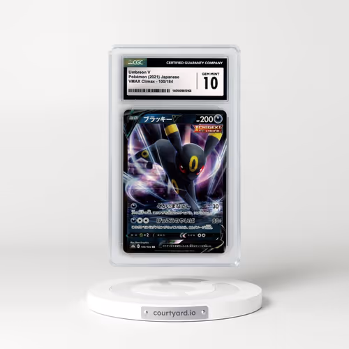 2021 VMAX Climax #100/184 Umbreon V - Holo (CGC 10 GEM MINT)