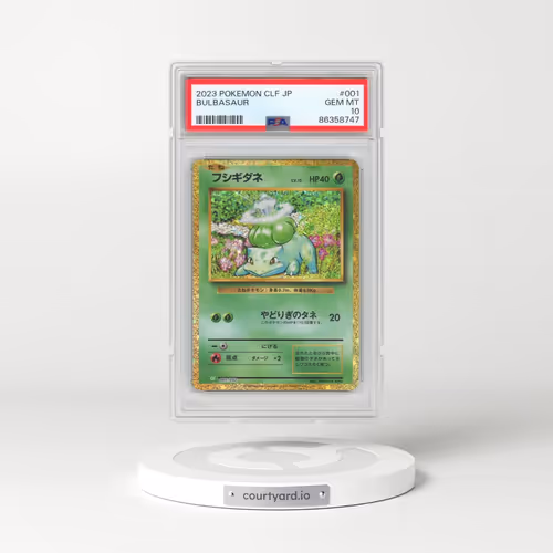 2023 Pokémon Clf-Trading Card Game Classic Venusaur & Lugia EX Deck #001 Bulbasaur (PSA 10 GEM MINT)
