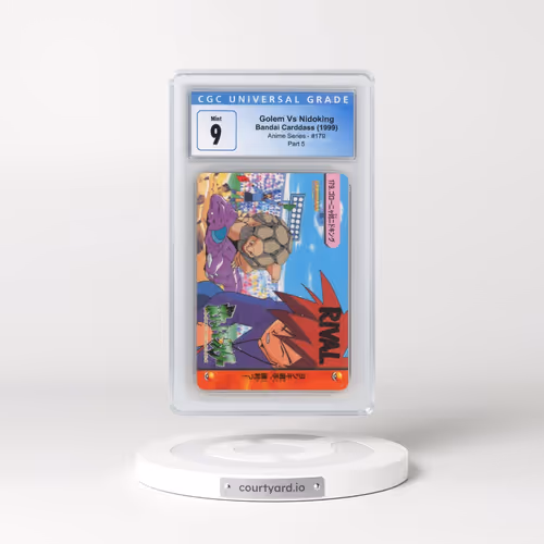 1998 Anime Series #179 Golem Vs Nidoking - Part 5 (CGC 9 MINT)