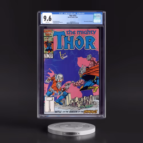Thor #372 CGC 9.6 White Pages (Marvel Comics, 10/86) - Universal