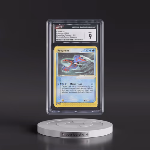2003 Pokémon Black Star Promo #001 Kyogre EX - Holo Holo (CGC 9 MINT)