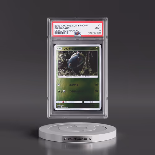 2019 Pokémon Sun & Moon Detective Pikachu #2 Bulbasaur (PSA 9 MINT)