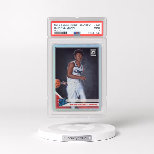 2019 Panini Donruss Optic #165 Terance Mann - Holo (PSA 9 MINT)