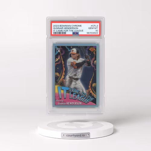 2023 Bowman Chrome It Came for the League #CFL2 Gunnar Henderson (PSA 10 GEM MINT)