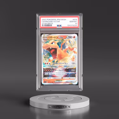 2022 Pokémon Sword & Shield Star Birth #015 Charizard Vstar (PSA 10 GEM MINT)