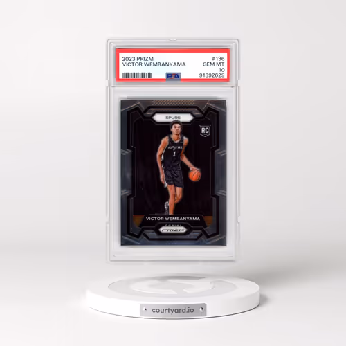 2023 Panini Prizm #136 Victor Wembanyama (PSA 10 GEM MINT)