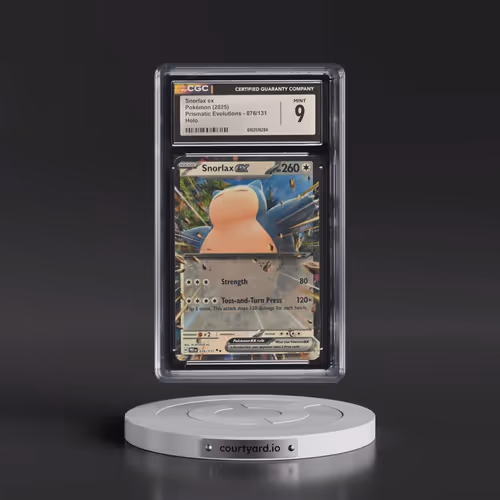 2024 Prismatic Evolutions - PRE EN #076/131 Snorlax ex - Holo (CGC 9 MINT)