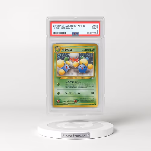 2000 Pokémon Neo 3 #189 Jumpluff - Holo (PSA 9 MINT)