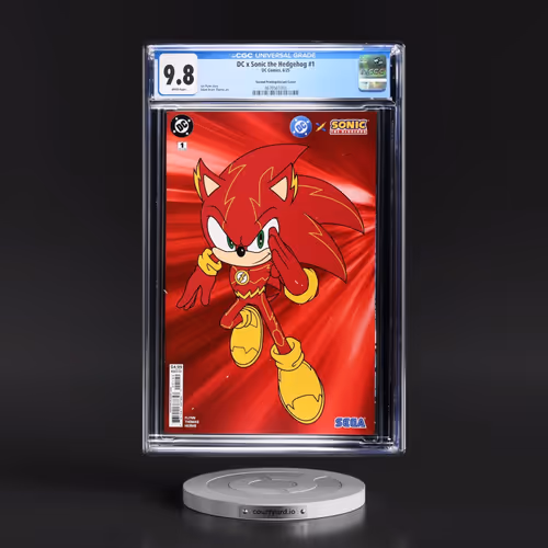 DC x Sonic the Hedgehog #1 CGC 9.8 White Pages (DC Comics, 6/25) - Universal Second Printing/Variant