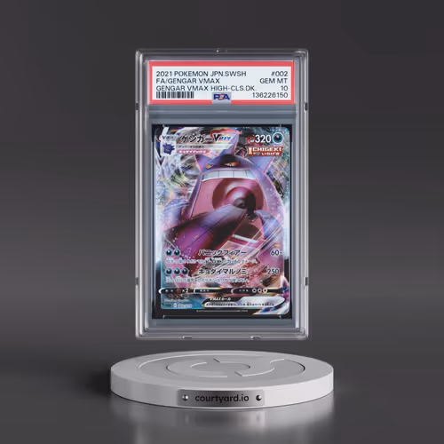 2021 Pokémon Sword & Shield Gengar Vmax High-Class Deck #002 Gengar Vmax - Full Art (PSA 10 GEM MINT