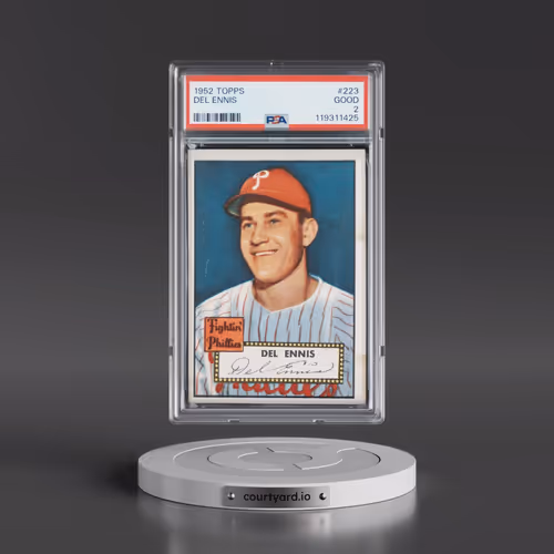 1952 Topps #223 Del Ennis (PSA 2 GOOD)