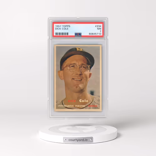 1957 Topps #234 Dick Cole (PSA 7 NM)